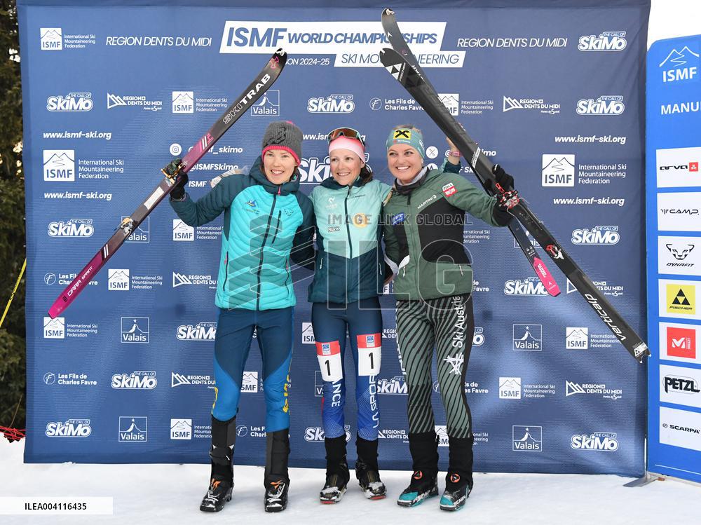 Womens Vertical Race at ISMF World Championships in Morgins - Switzerland