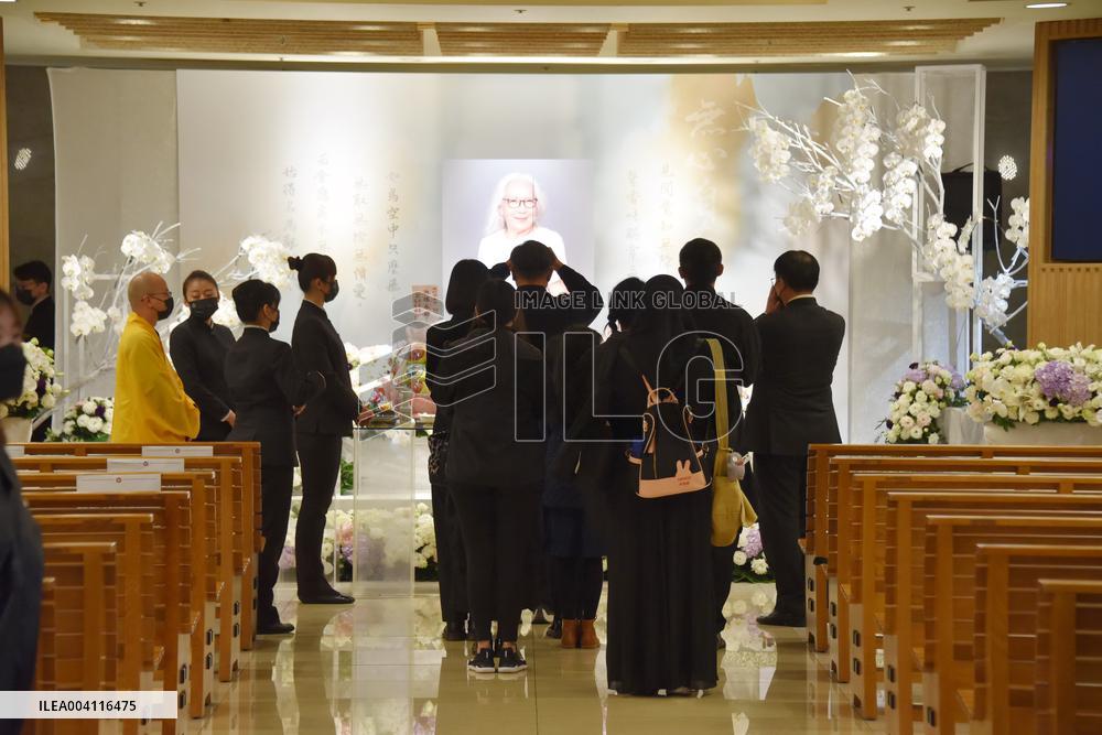 Taiwanese Actor Chen Chang's Mother Farewell Ceremony in Taipei