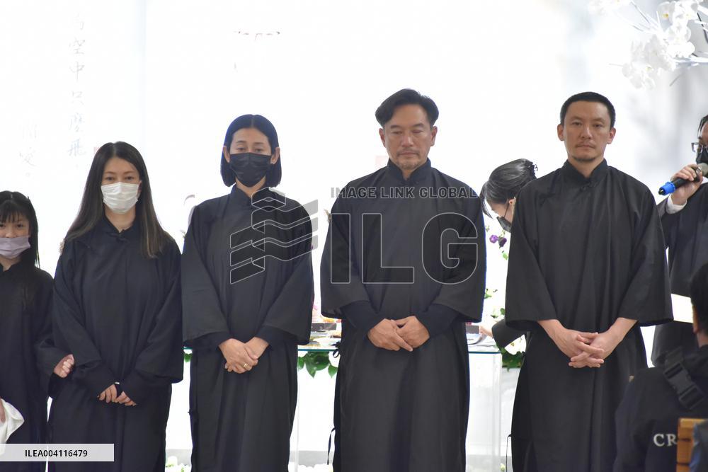 Taiwanese Actor Chen Chang's Mother Farewell Ceremony in Taipei