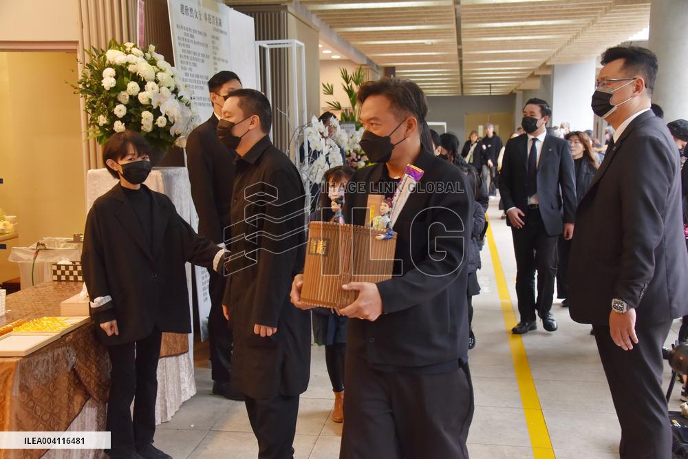 Taiwanese Actor Chen Chang's Mother Farewell Ceremony in Taipei