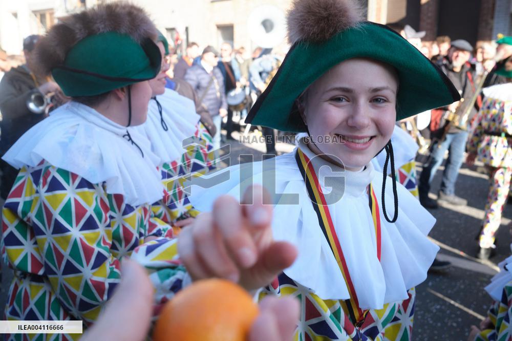 Enchanting Binche Carnival Parade