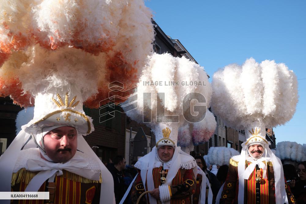 Enchanting Binche Carnival Parade