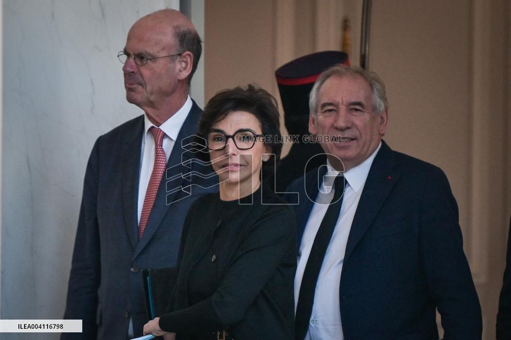 Council of Ministers at the Elysee Palace FA
