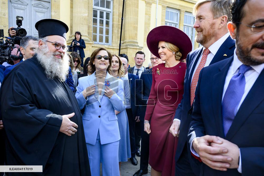 Dutch Royals State Visit To Cyprus - Day 2