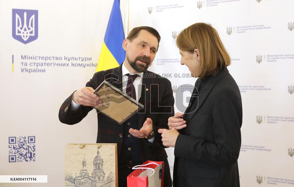 Mykola Tochytskyi meets with Anna Wroblewska