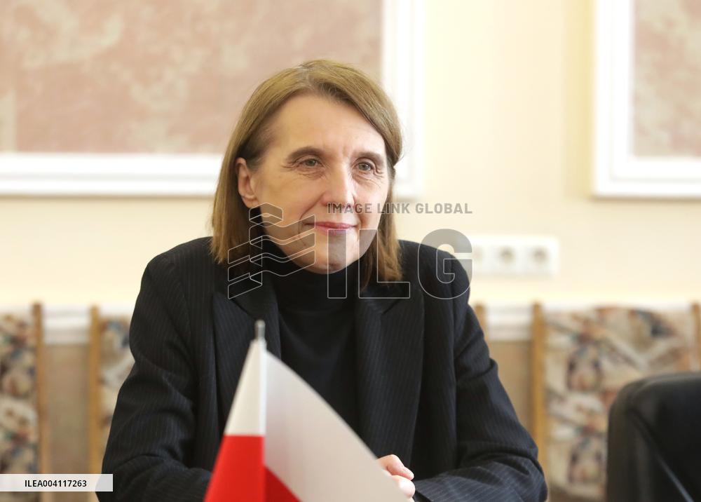 Mykola Tochytskyi meets with Anna Wroblewska