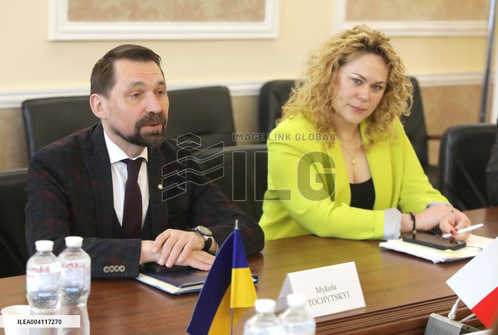 Mykola Tochytskyi meets with Anna Wroblewska