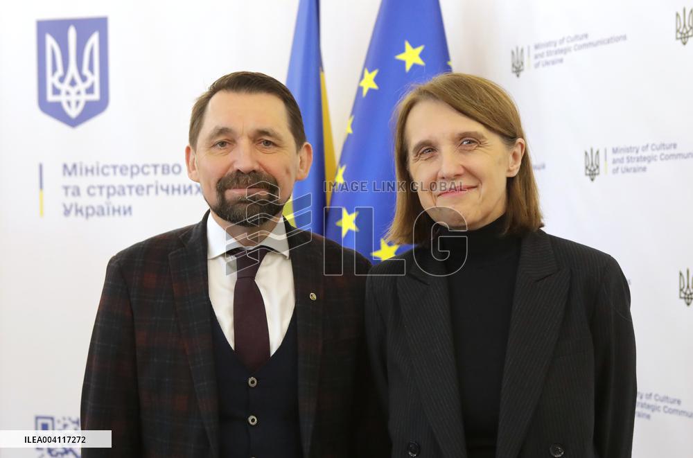 Mykola Tochytskyi meets with Anna Wroblewska