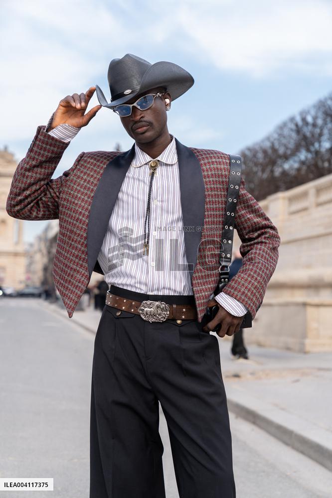 PFW - Street Style At Christian Dior
