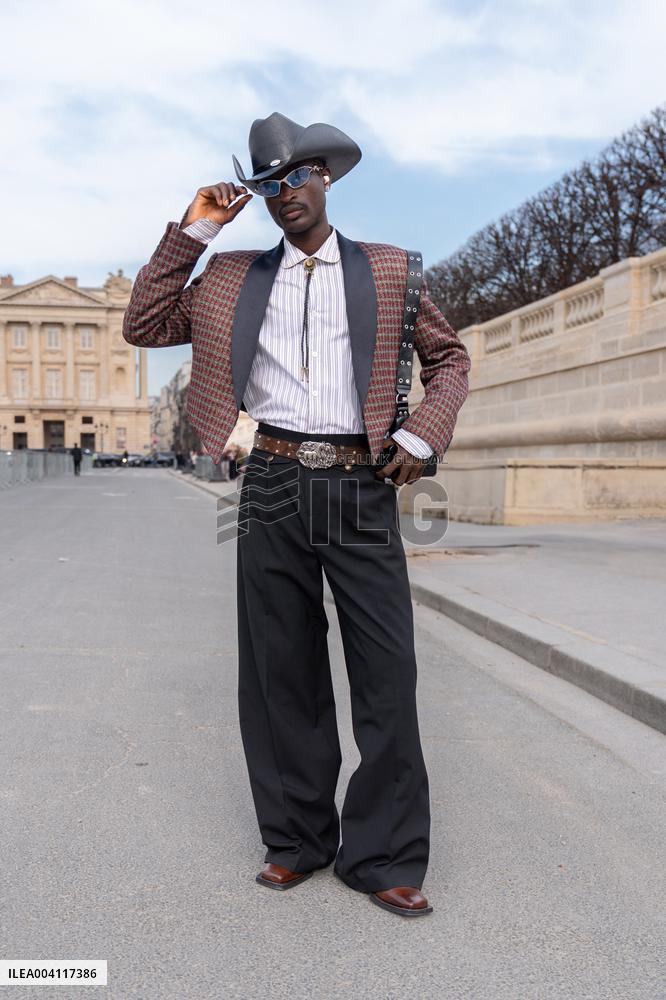 PFW - Street Style At Christian Dior