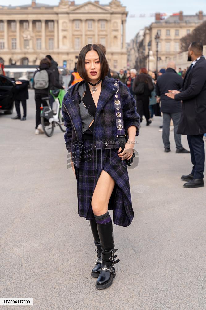 PFW - Arrivals Christian Dior