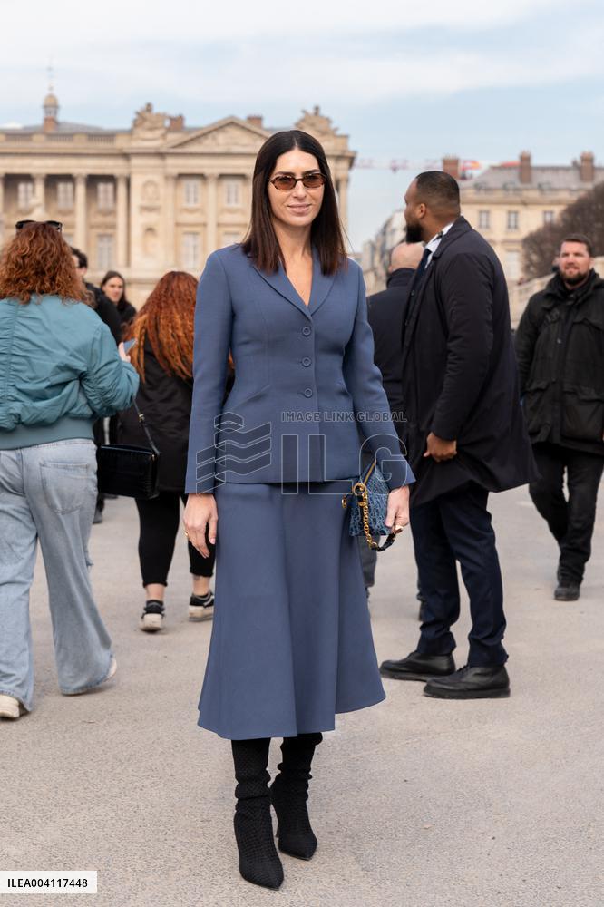 PFW - Street Style At Christian Dior