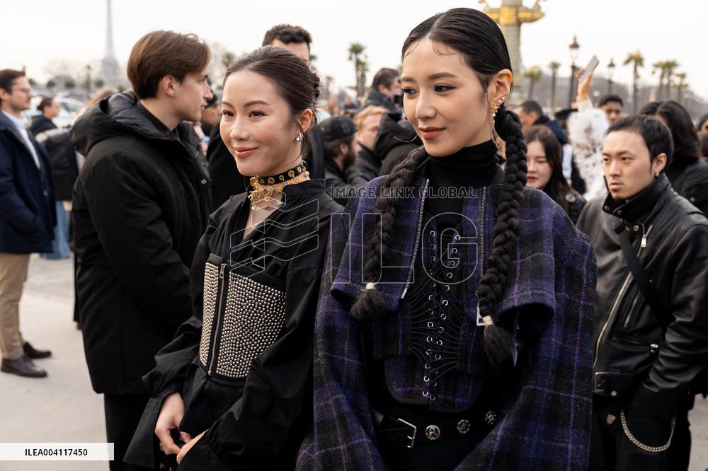 PFW - Street Style At Christian Dior
