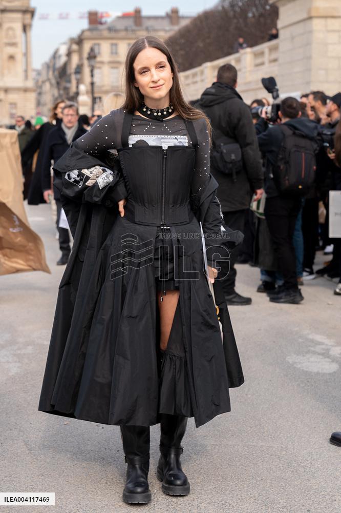 PFW - Arrivals Christian Dior