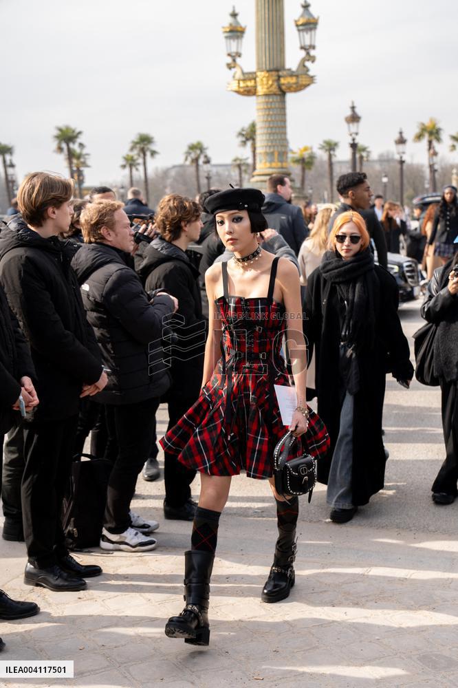 PFW - Arrivals Christian Dior