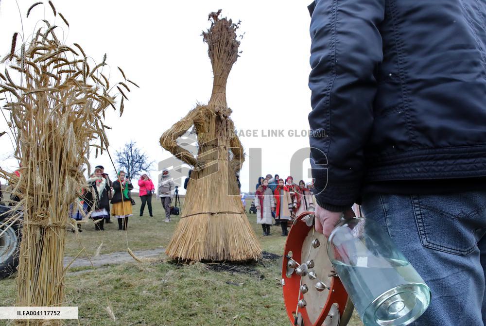 Butter Week celebration in Kyivs Pyrohiv Folk Museum