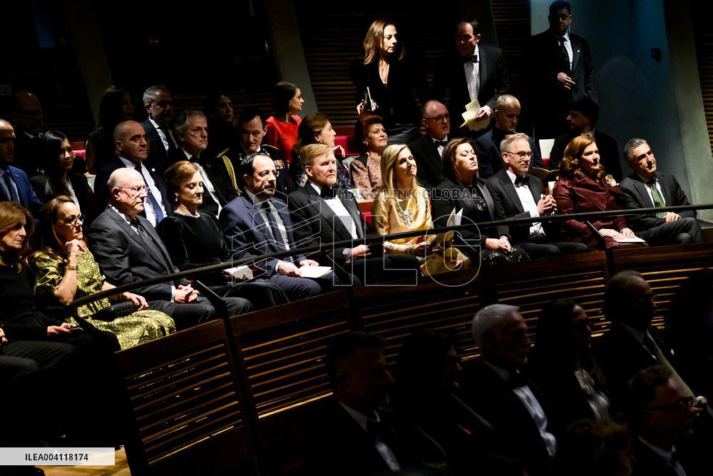 Dutch Royals Attend Cyprus Theatre Organisation Performance