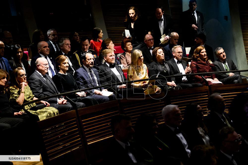 Dutch Royals Attend Cyprus Theatre Organisation Performance