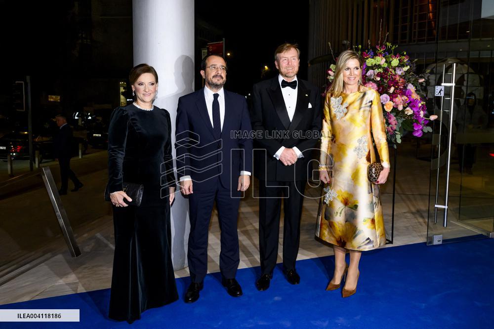 Dutch Royals Attend Cyprus Theatre Organisation Performance
