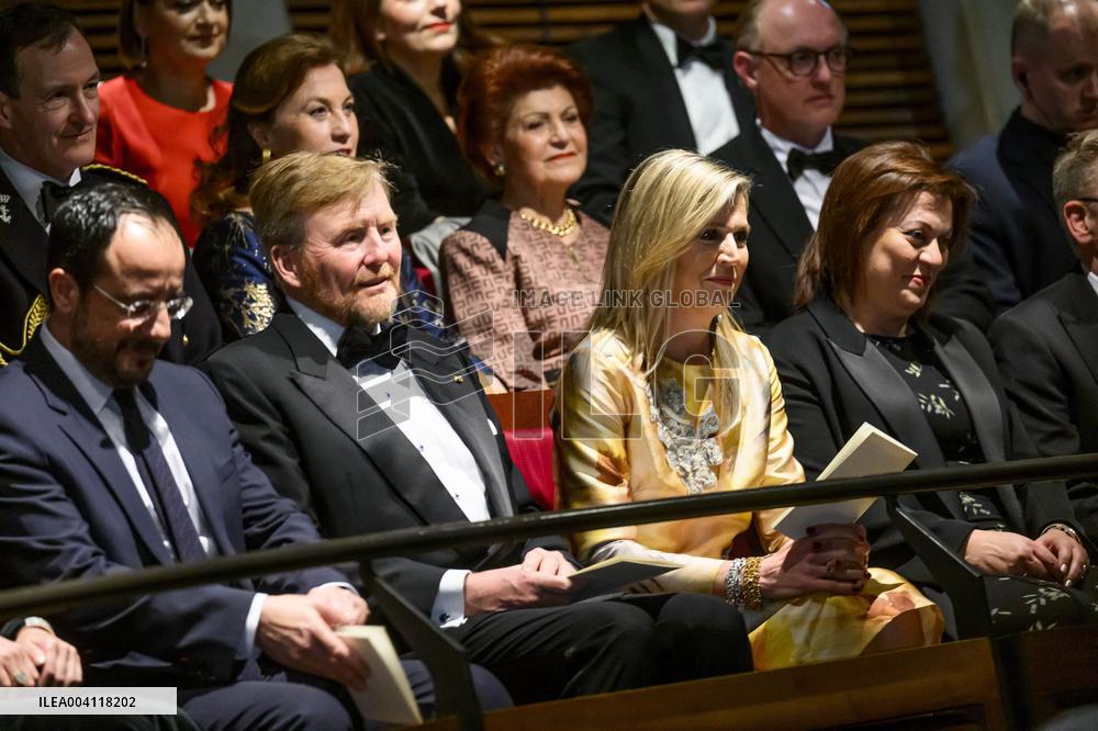 Dutch Royals Attend Cyprus Theatre Organisation Performance