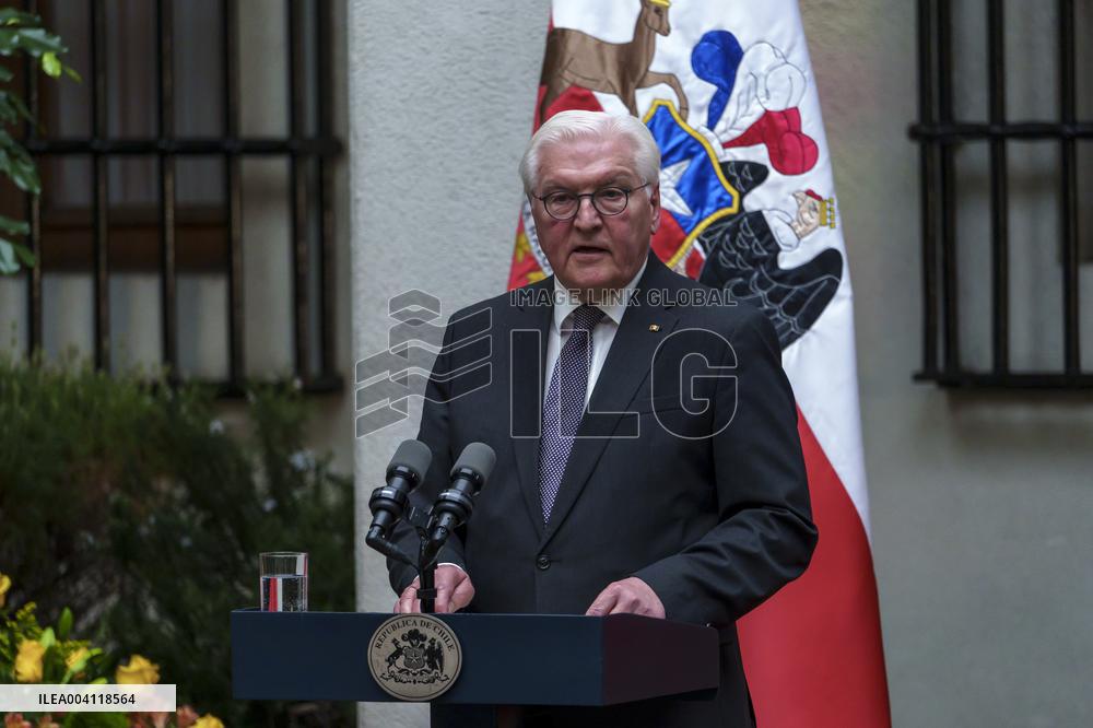 President Gabriel Boric Welcomes President Of Germany Frank-Walt