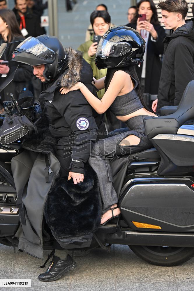 PFW Courreges Outside Arrivals