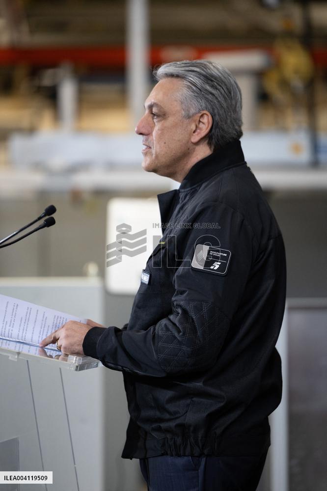 Visit of the Ampere ElectriCity Renault Manufacture site - Douai RL