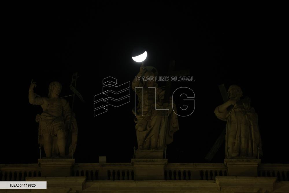 Religion: Cardinal Marcello Semeraro leads the recitation of the Holy Rosary for Pope Francis on March 05, 2025