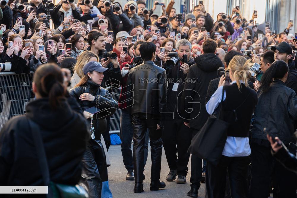 PFW - Courreges Haute Couture - Arrivals NB