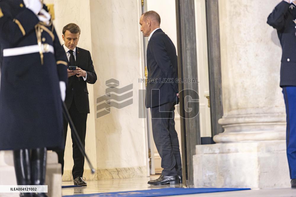 President Macron Welcomes PM Orban - Paris