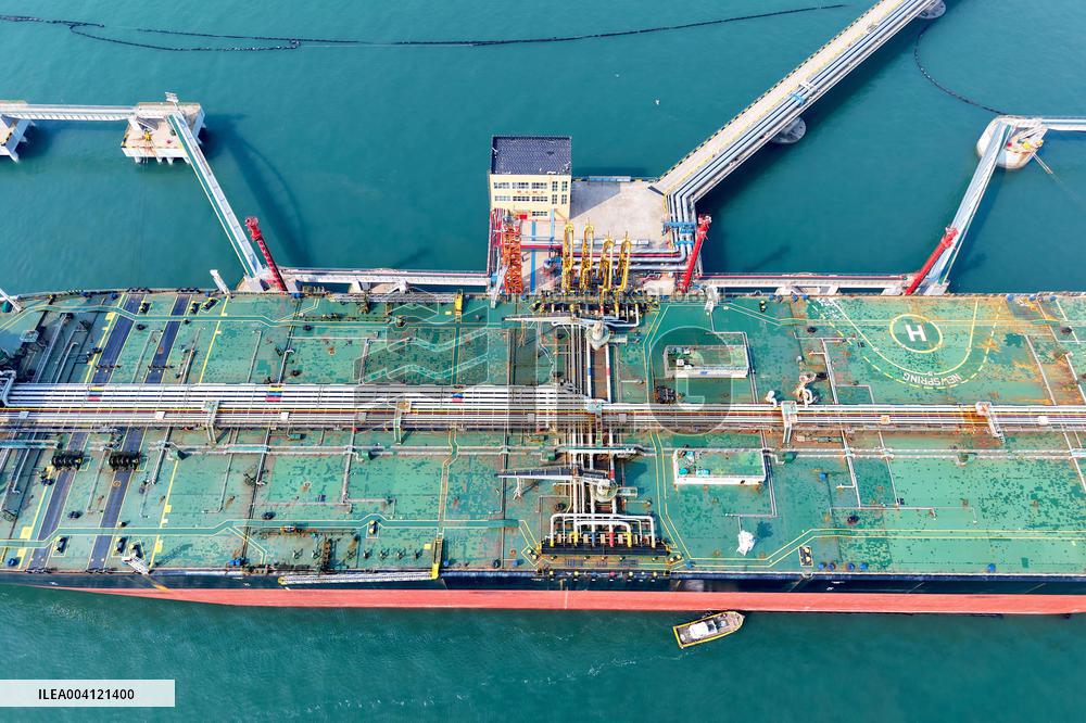 Imported Crude Oil in Qingdao Port