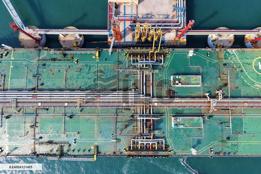 Imported Crude Oil in Qingdao Port