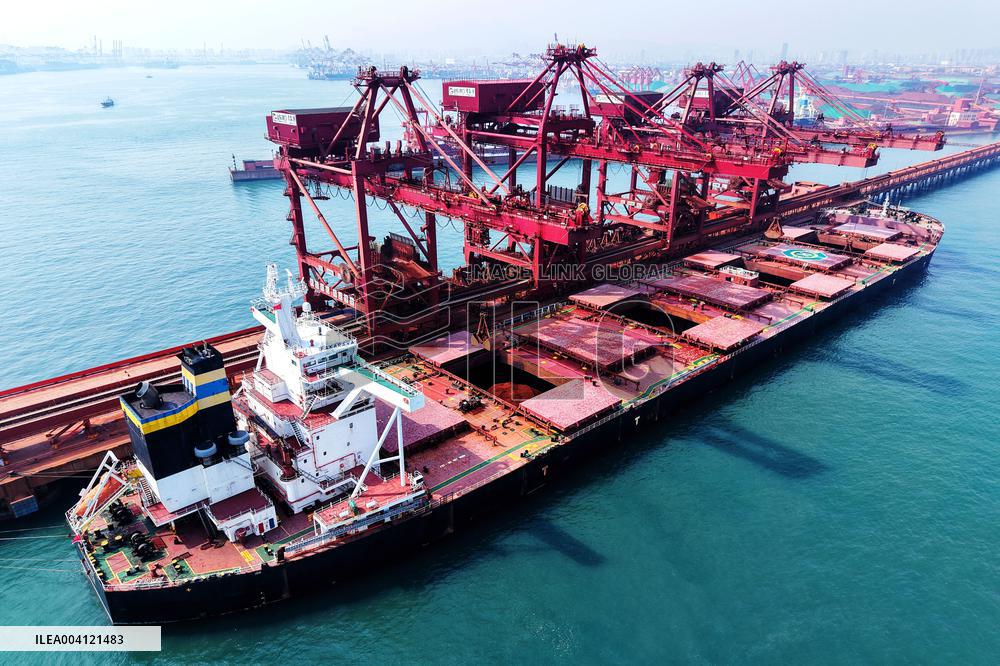 Imported Iron Ore in Qingdao Port