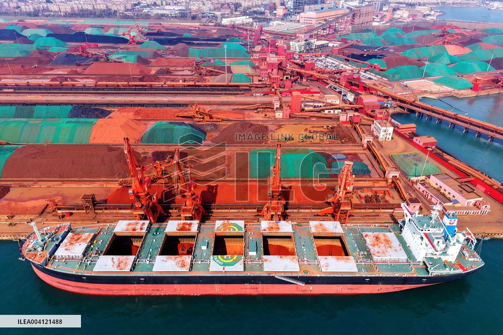 Imported Iron Ore in Qingdao Port