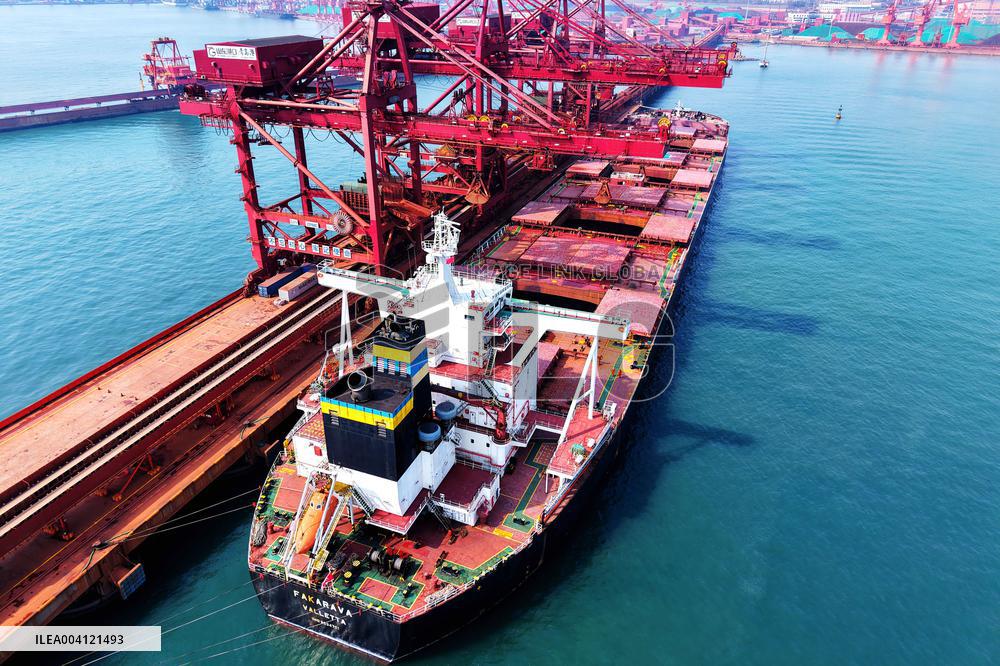 Imported Iron Ore in Qingdao Port