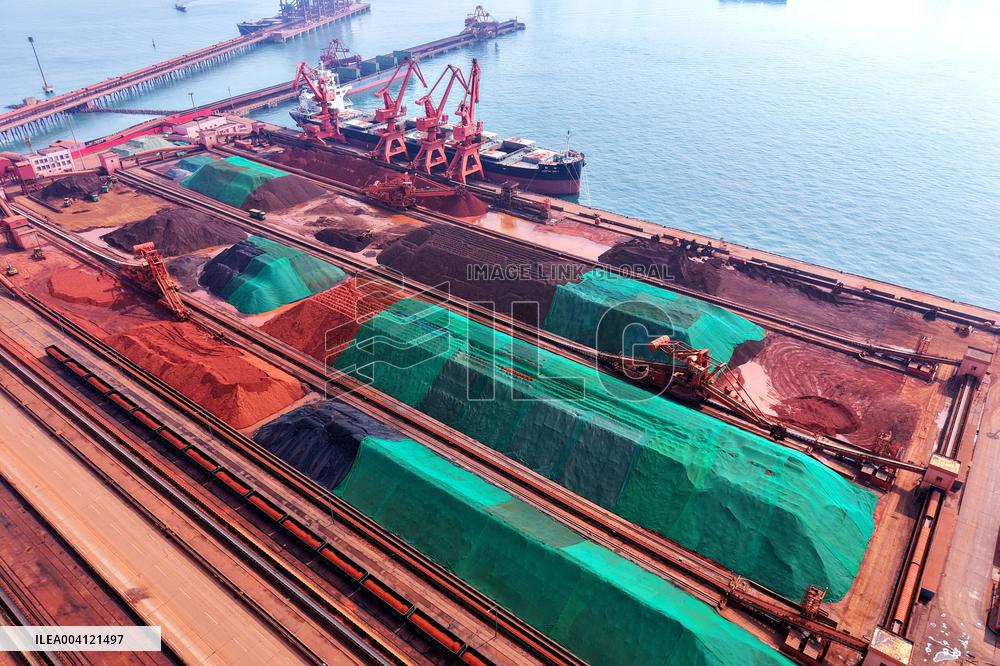 Imported Iron Ore in Qingdao Port