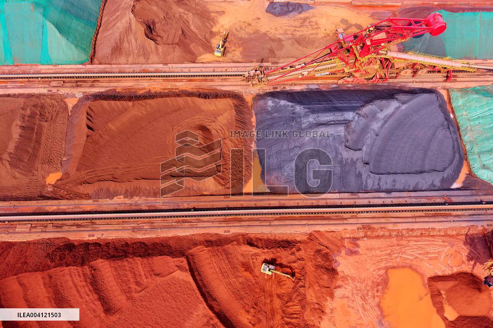 Imported Iron Ore in Qingdao Port