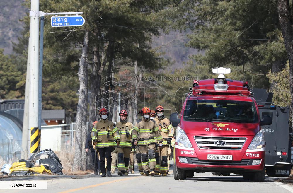 South Korea Drills Accidental Bombing Civilian Area - Pocheon