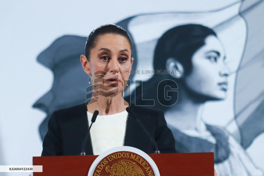 Mexico's President Holds Meeting on Tariffs Imposed Trump - Mexico