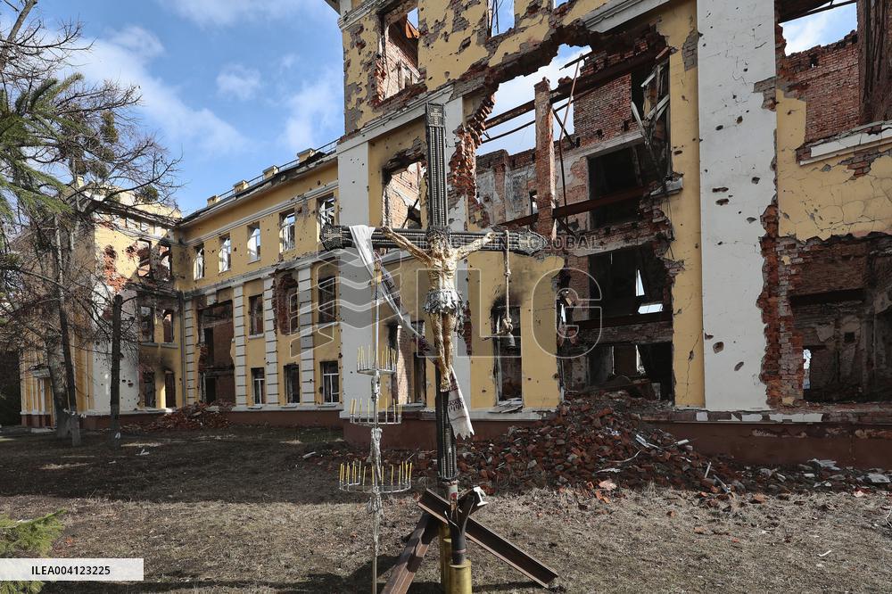 Cross of Peace in Kharkiv and Bohodukhiv