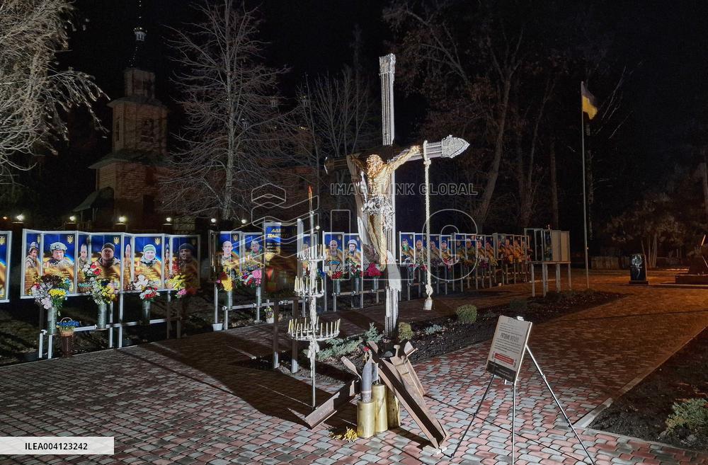 Cross of Peace in Kharkiv and Bohodukhiv