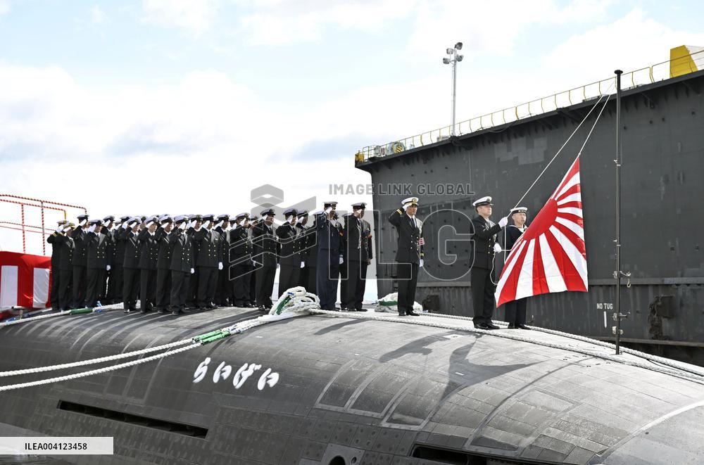 Submarine Raigei delivered to MSDF