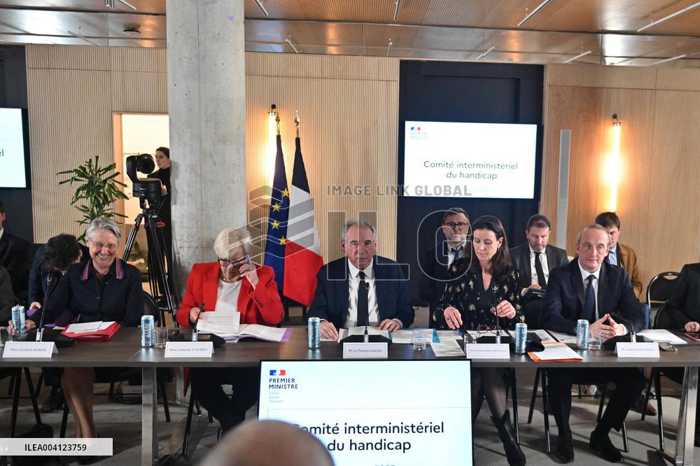 Interministerial Committee on Disability - Paris