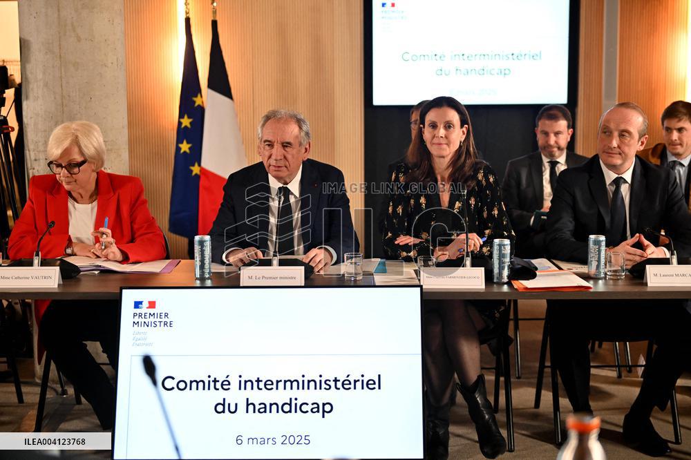 Interministerial Committee on Disability - Paris