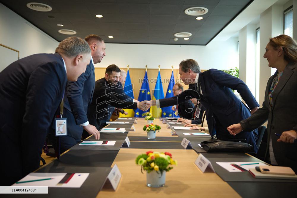 Ukrainian President Pays Working Visit to Belgium - Brussels