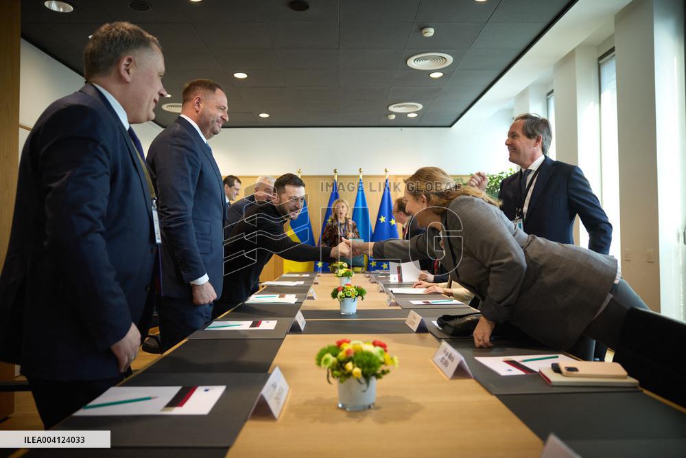 Ukrainian President Pays Working Visit to Belgium - Brussels