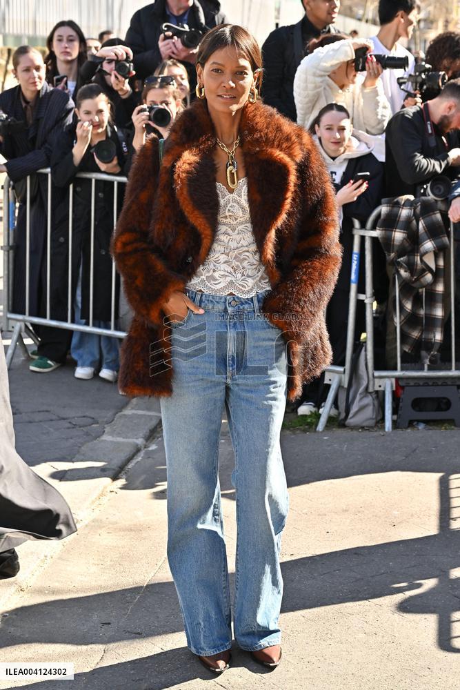PFW Rabanne Outside Arrivals