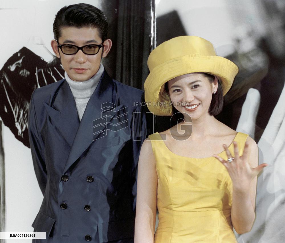 Japanese singer Koizumi and actor Nagase