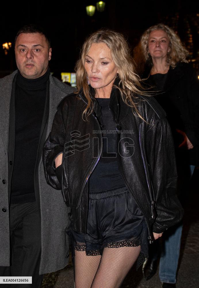 PFW - Kate Moss At Isabel Marant