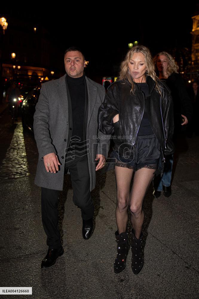 PFW - Kate Moss At Isabel Marant